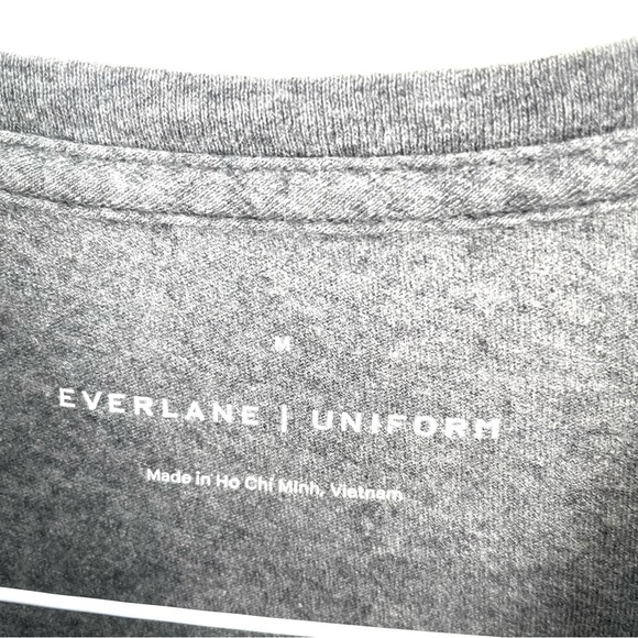 EVERLANE The Premium-Weight Crew Uniform Short Sleeve Tee Shirt - Picture 8 of 9